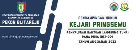 Pendampingan Kejaksaan Negeri Pringsewu BLT-DD